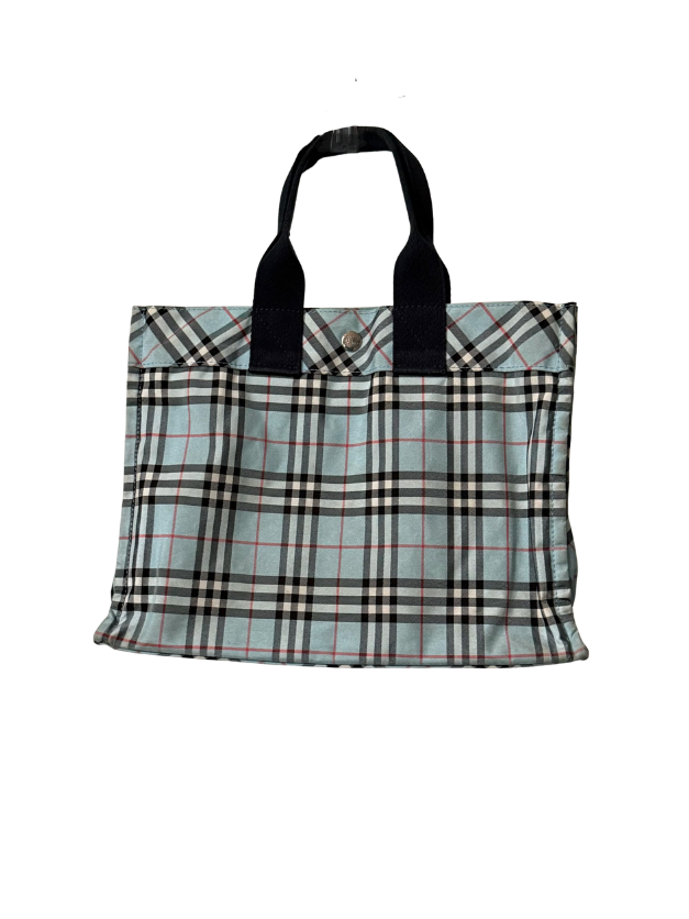 Burberry Bag Blue Pattern