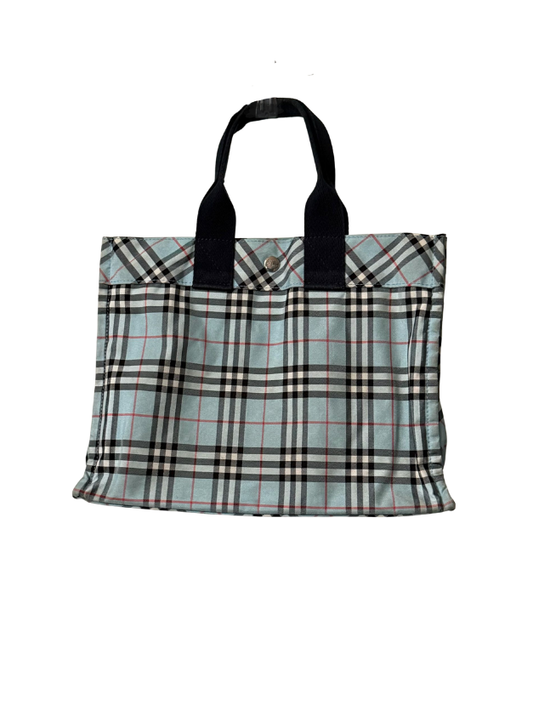 Burberry Bag Blue Pattern