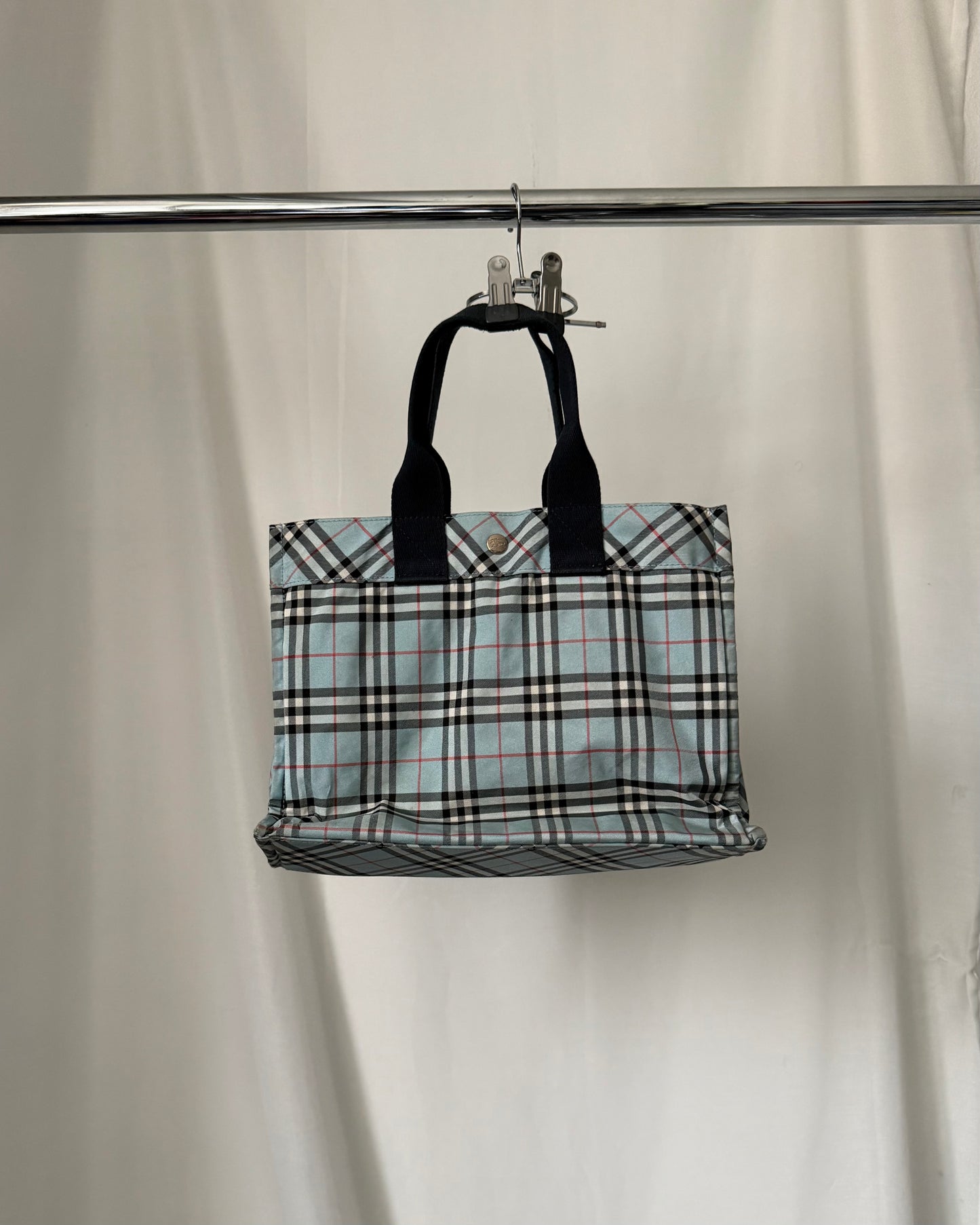Burberry Bag Blue Pattern