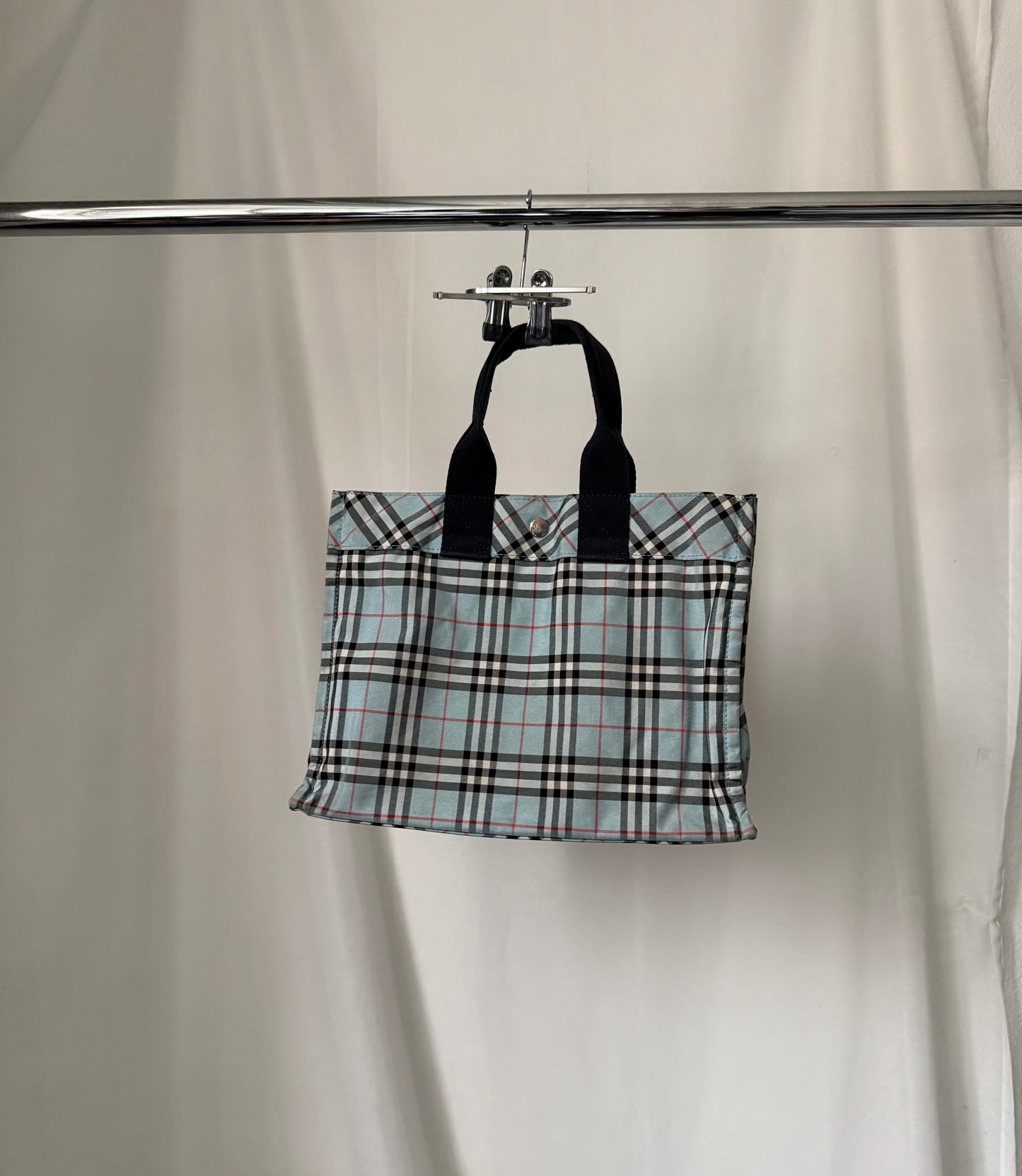 Burberry Bag Blue Pattern