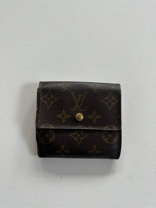 Louis Vuitton Portemonnaie Mittel mit Knopf